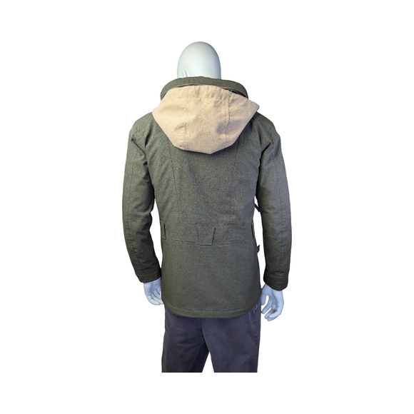 Ride Cappel Olive Green Snowboard Jacket w/ Zip-Stow Hood + Snowskirt, Small - Picture 7 of 13